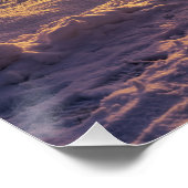 Sunset over sneeuwwinterpark perfect poster (Hoek)