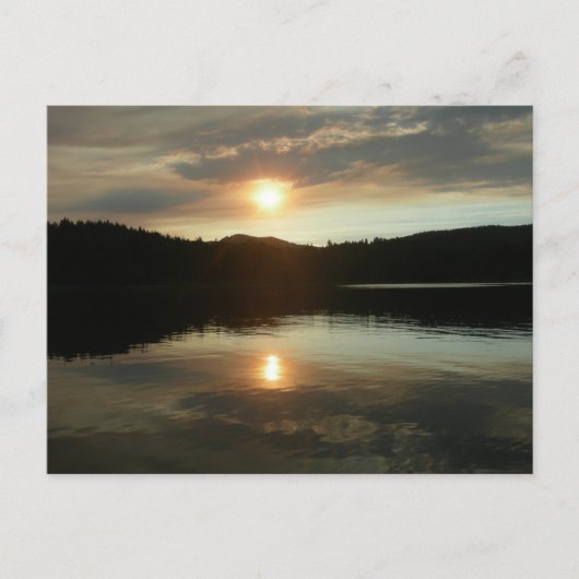 Sunset over Spring Valley Reservoir Briefkaart (Voorkant)