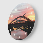 Sunset over Sunderland Wearmouth Bridge Grote Klok (Hoek)