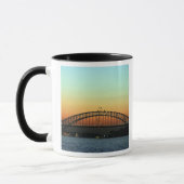 Sunset over Sydney Harbor Bridge, Australië Mok (Links)