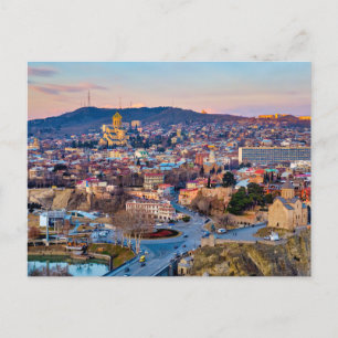 Sunset over Tbilisi Briefkaart
