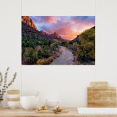 Sunset Over the Watchman Poster (Keuken)