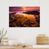 Sunset-over-tidepools, Hawaii Poster (Keuken)