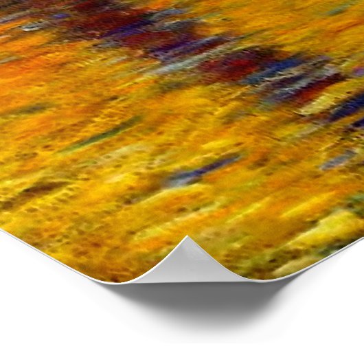 Sunset over Venice door Claude Monet Print (Hoek)