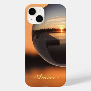 Sunset Over Water Crystal Ball - Dream Case-Mate iPhone 14 Hoesje