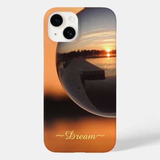 Sunset Over Water Crystal Ball - Dream Case-Mate iPhone Case (Achterkant)