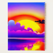 Sunset Over Water Planner (Achterkant)