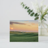 Sunset over Wheat Fields | Staat Washington Briefkaart (Staand voorkant)