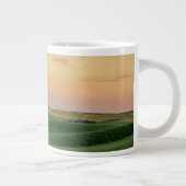 Sunset over Wheat Fields | Staat Washington Extra Grote Beker (Rechts)