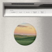 Sunset over Wheat Fields | Staat Washington Magneet (Insitu (Vaatwasser))