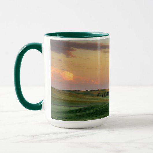 Sunset over Wheat Fields | Staat Washington Mok (Links)