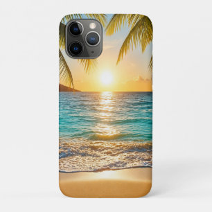 Sunset Palm Beach iPhone 11 Pro Hoesje