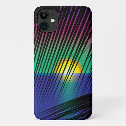 Sunset Palm iPhone / coque ipad (Dos)