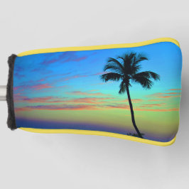 Sunset Palm Putter Hoesje Golfheadcover