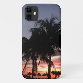 Sunset Palm Trees iPhone 11 Hoesje