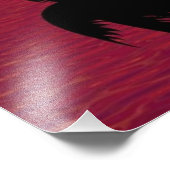 Sunset Palm Trees Silhouette-16514 Foto Afdruk (Hoek)