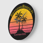 Sunset Palms Daytona Beach Retro Grote Klok (Hoek)