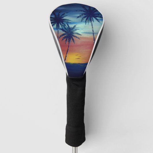 Sunset Palms Golfheadcover (Voorkant)