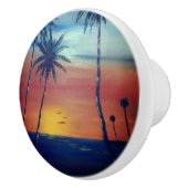 Sunset Palms Keramische Knop (Rechts)