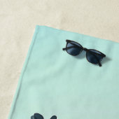 Sunset Palms Strandlaken (In situ)