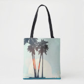 Sunset Palms-Tas Draagtas (Voorkant)