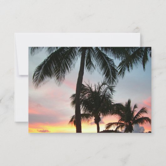 Sunset Palms Tropical Landscape Photography (Voorkant)