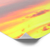 Sunset Palms Tropical Landscape Photography Poster (Hoek)