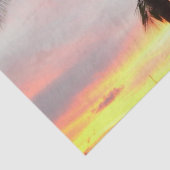 Sunset Palms Tropical Landscape Photography Tissuepapier (Detail)