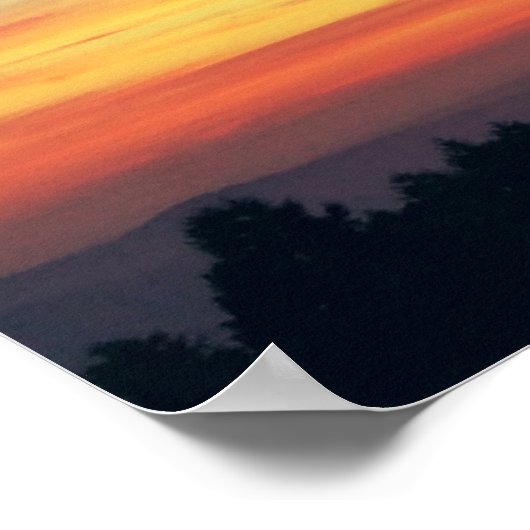 Sunset Panorama Poster (Hoek)