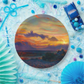 SUNSET PAPIEREN BORDJE (Feest)