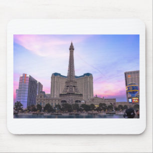 Sunset Paris Las Vegas Tour Eiffel Fake Muismat