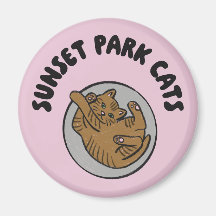 Sunset Park Cats | Magneet | Bobbin Rescue Kitten