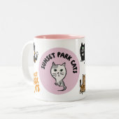 Sunset Park Cats Mug (Devant gauche)