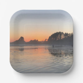 Sunset Party Papieren Borden Papieren Bordje