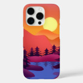 Sunset Peaks - Coque iPhone 16 Pro (Verso)