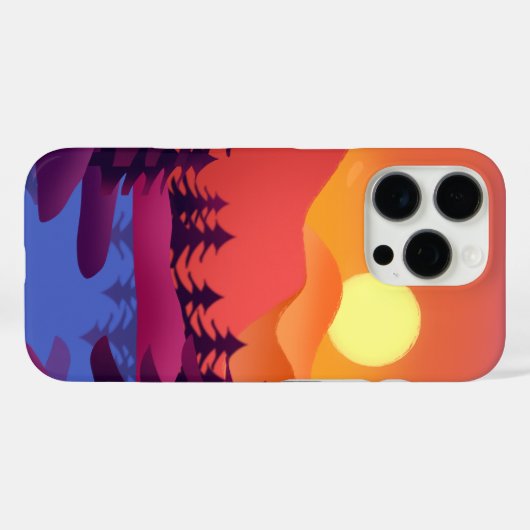 Sunset Peaks - Coque iPhone 16 Pro (Verso (horizontal))