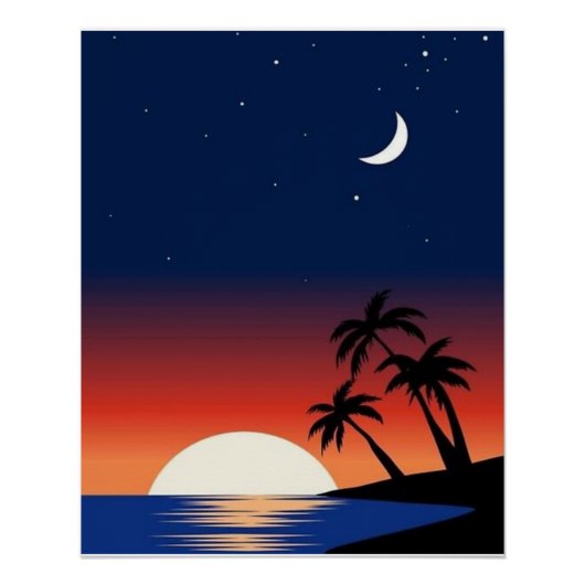 SUNSET PERFECT POSTER (Voorkant)