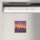 Sunset Phoenix Skyline Arizona Reizen Magneet (Insitu (Vaatwasser))