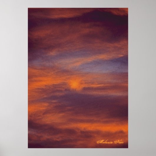 Sunset Photo Poster (Voorkant)