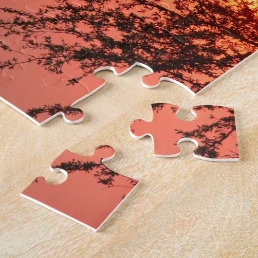 Sunset Photo Puzzle Legpuzzel (Zijkant)
