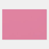 Sunset Pink and Navy Blue Stripe Polka Dot Plain Inpakpapier Vel (Voorkant 3)