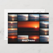 Sunset-plakken Briefkaart (Voorkant / Achterkant)