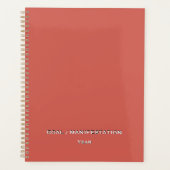 Sunset Planner (Voorkant)