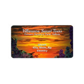 Sunset Plaza Marina 2584 Adres Etiket (Voorkant)