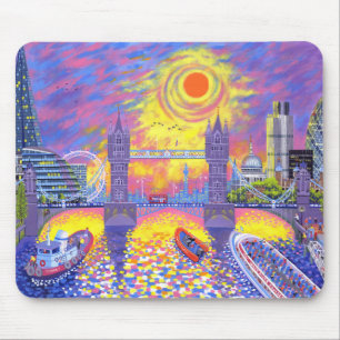 Sunset:pool van Londen 2013 Muismat