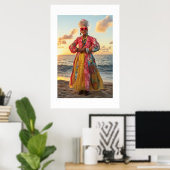 Sunset Portrait Poster (Thuiskantoor)