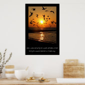 Sunset poster (Keuken)