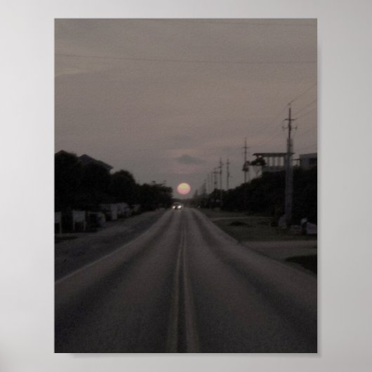 SUNSET POSTER (Voorkant)