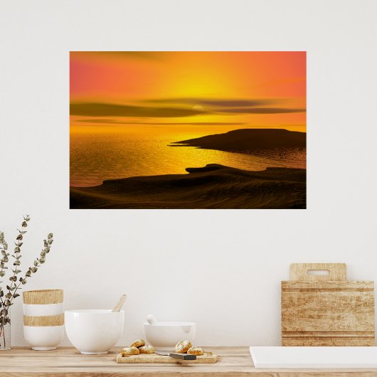 Sunset Poster (Keuken)