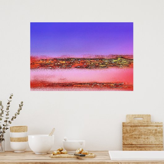 SUNSET POSTER (Keuken)